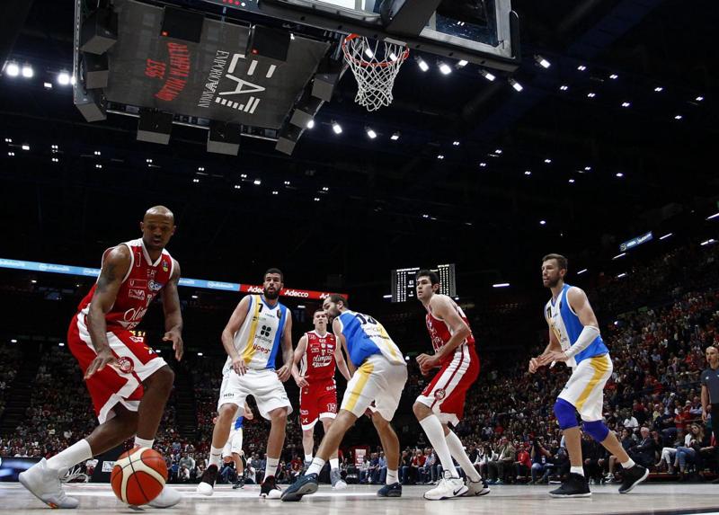 L’Olimpia Milano pareggia i conti: 1-1 con Capo d’Orlando