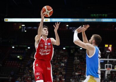 L’Olimpia Milano pareggia i conti: 1-1 con Capo d’Orlando