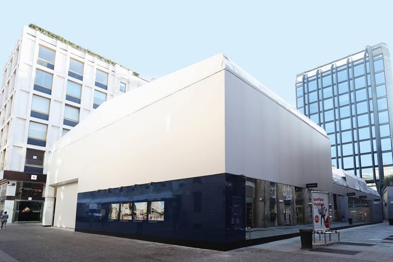 Milano, nuovi rendering dell’Apple store in piazza Liberty. FOTO Milano, nuovi rendering dell’Apple store in piazza Liberty. FOTO