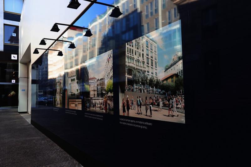 Milano, nuovi rendering dell’Apple store in piazza Liberty. FOTO Milano, nuovi rendering dell’Apple store in piazza Liberty. FOTO
