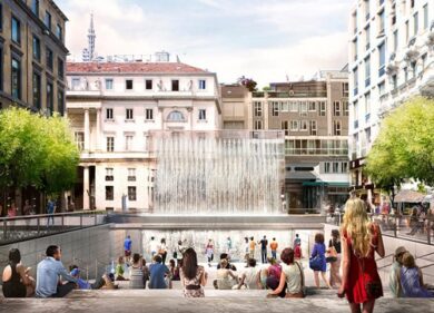 Milano, nuovi rendering dell’Apple store in piazza Liberty. FOTO