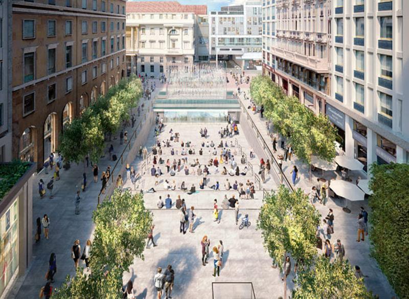 Milano, nuovi rendering dell’Apple store in piazza Liberty. FOTO Milano, nuovi rendering dell’Apple store in piazza Liberty. FOTO