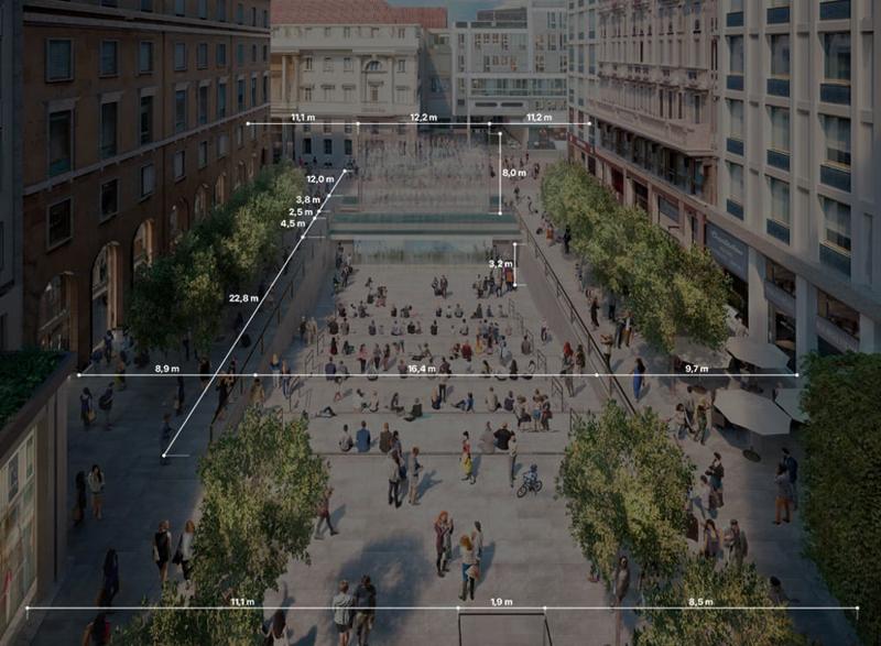 Milano, nuovi rendering dell’Apple store in piazza Liberty. FOTO Milano, nuovi rendering dell’Apple store in piazza Liberty. FOTO