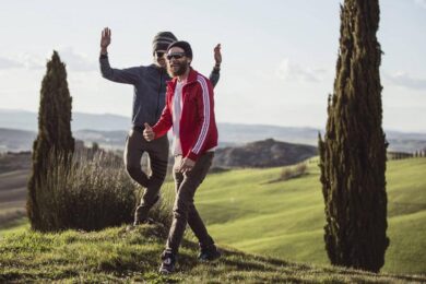 Jovanotti e Paolo Baldini come i Rolling Stones