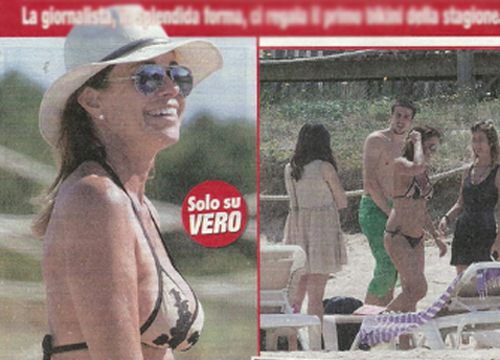 Cristina Parodi, mini bikini top e voci su Domenica In…