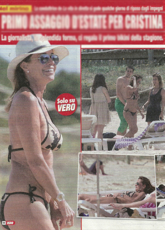 Cristina Parodi, mini bikini top e voci su Domenica In…