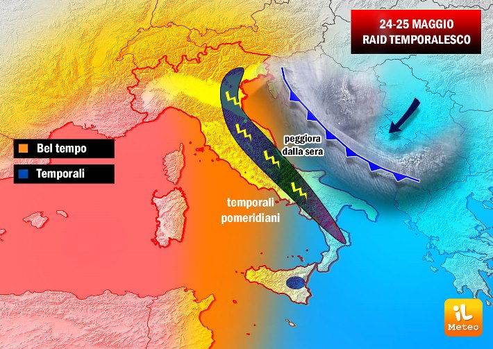 Previsioni meteo, attacco temporalesco ad Hannibal Previsioni meteo, attacco temporalesco ad Hannibal