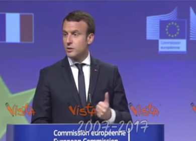 Primo intervento di Macron in Commissione Ue