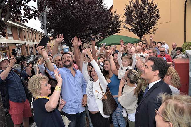 Lega, Salvini incontra i candidati sindaci a Rovello Porro