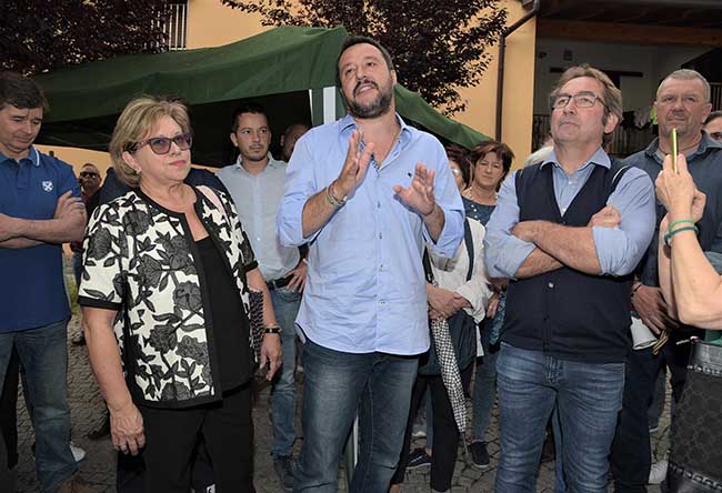 Lega, Salvini incontra i candidati sindaci a Rovello Porro