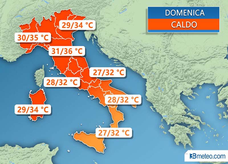 Meteo, onda di calore in arrivo dal Nord Africa: si sfiorano i 40 gradi Meteo, onda di calore in arrivo dal Nord Africa: si sfiorano i 40 gradi
