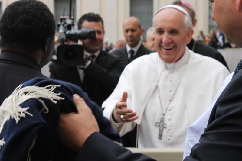 Christian Gaston Illan racconta l’incontro con Papa Francesco e il “mosaico” Christian Gaston Illan racconta l’incontro con Papa Francesco e il “mosaico”