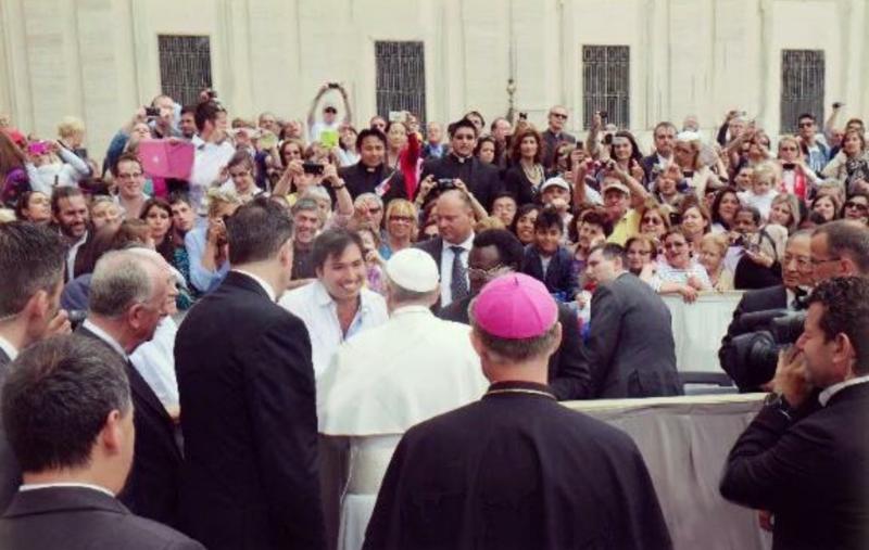 Christian Gaston Illan racconta l’incontro con Papa Francesco e il “mosaico” Christian Gaston Illan racconta l’incontro con Papa Francesco e il “mosaico”