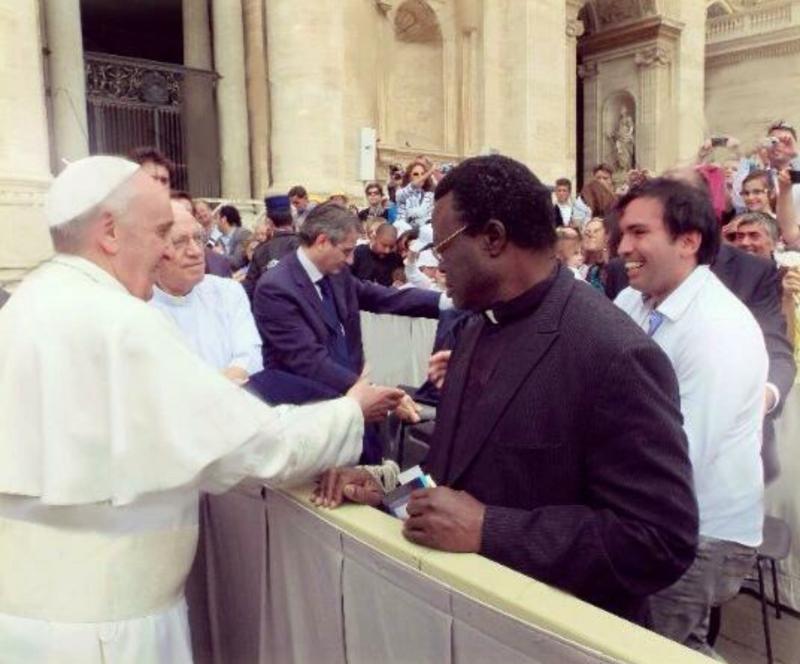 Christian Gaston Illan racconta l’incontro con Papa Francesco e il “mosaico” Christian Gaston Illan racconta l’incontro con Papa Francesco e il “mosaico”