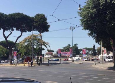 Inferno a cura della Cgil San Giovanni, The sound of silence a tutto volume