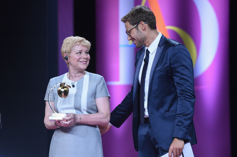 La Mela d’Oro 2017 a Linda Jackson Direttore Generale di Citroen La Mela d’Oro 2017 a Linda Jackson Direttore Generale di Citroen