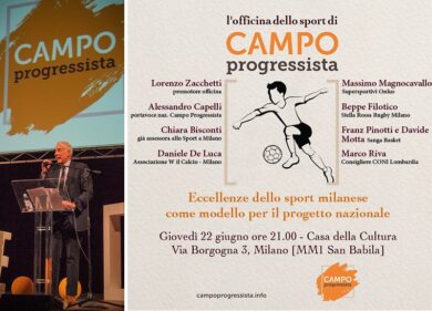 Gli arancioni di Pisapia alla Casa della Cultura, con lo sport milanese