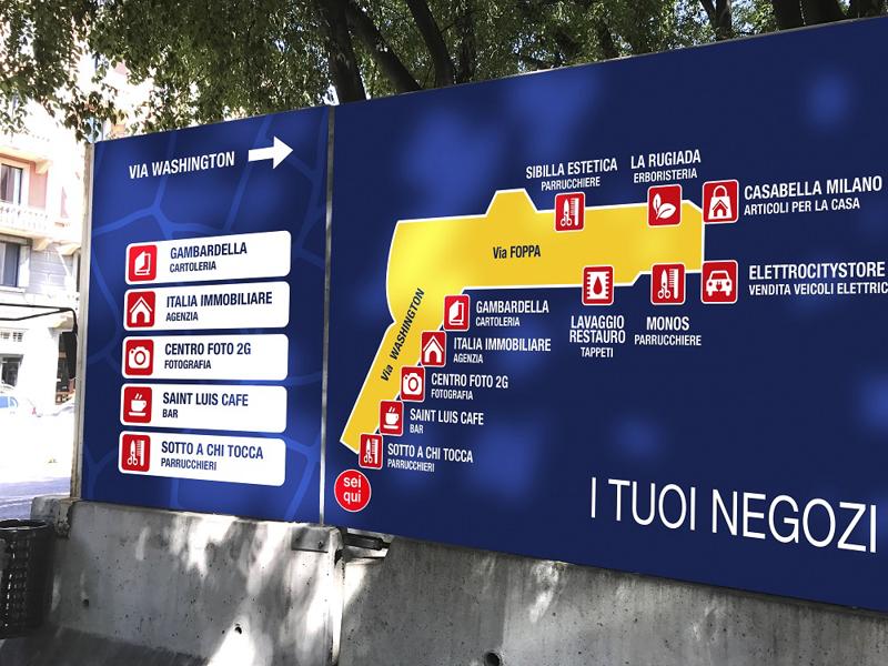 M4: ecco le grafiche con info sulla linea e le mappe dei negozi. FOTO M4: ecco le grafiche con info sulla linea e le mappe dei negozi. FOTO