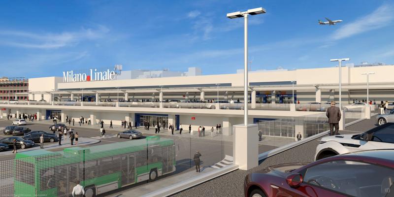 L’aeroporto Milano Linate cambia volto: redesign della facciata. FOTO