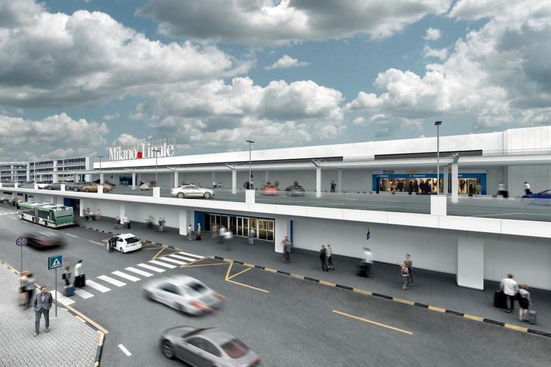 L’aeroporto Milano Linate cambia volto: redesign della facciata. FOTO