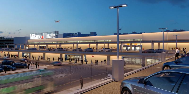 L’aeroporto Milano Linate cambia volto: redesign della facciata. FOTO