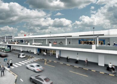 L’aeroporto Milano Linate cambia volto: redesign della facciata. FOTO