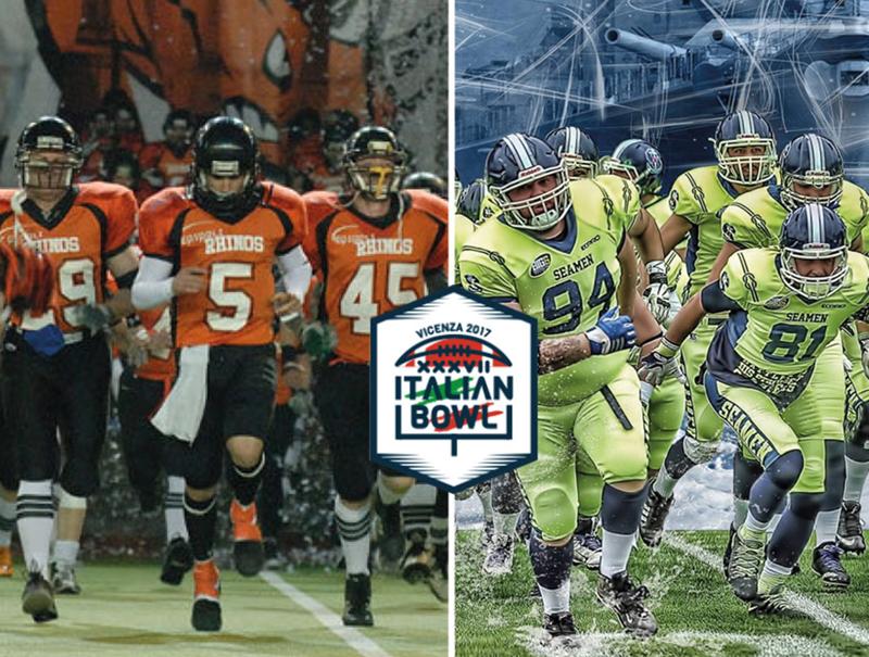 Rhinos-Seamen: l’ItalianBowl 2017 è il derby di Milano Rhinos-Seamen: l’ItalianBowl 2017 è il derby di Milano