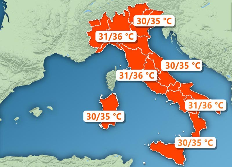 Caldo africano da mercoledì. METEO CHOC, torna il CALDO AFRICANO. DA MORIRE Caldo africano da mercoledì. METEO CHOC, torna il CALDO AFRICANO. DA MORIRE