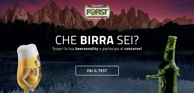 Forst e Cayenne lanciano il social test “Che birra sei?” Forst e Cayenne lanciano il social test “Che birra sei?”