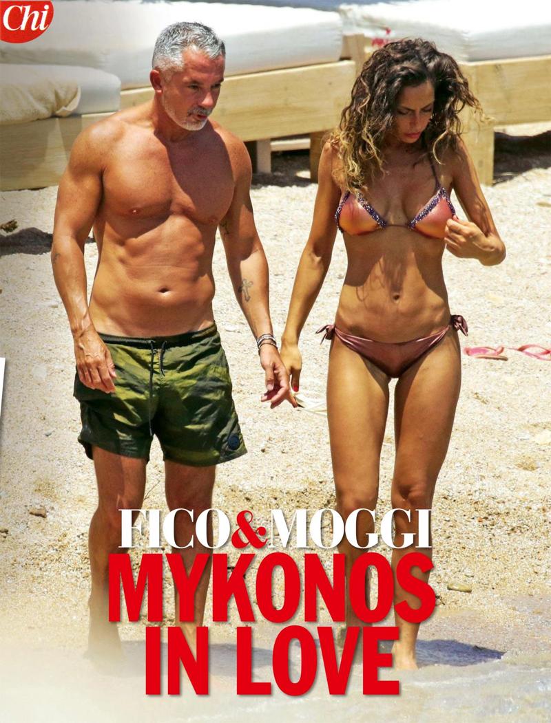 Raffaella Fico e Moggi passione bollente a Mykonos. LE FOTO