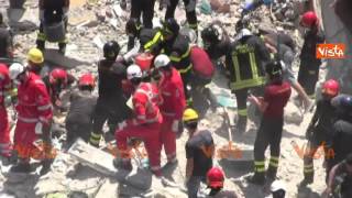 Torre Annunziata: otto le vittime, recuperati tutti i corpi