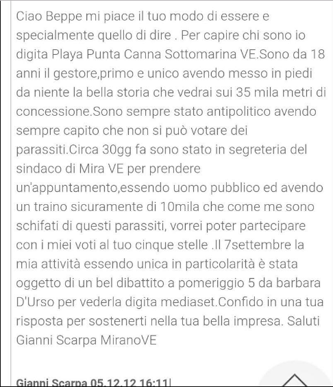 Chioggia spiaggia fascista Grillo Chioggia spiaggia fascista Grillo