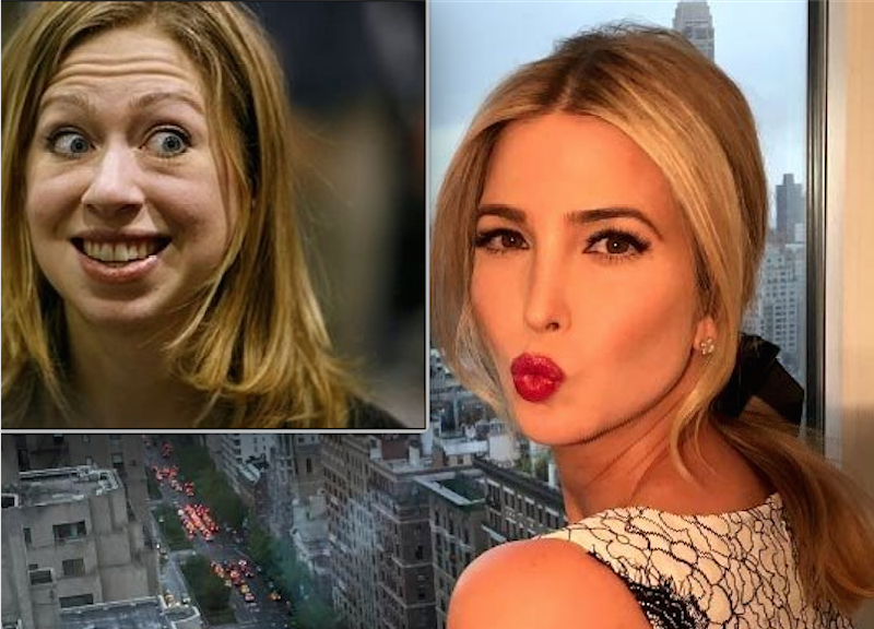 Chelsea Clinton attacca Ivanka Trump: odio, veleni e gelosie tra ereditiere Chelsea Clinton attacca Ivanka Trump: odio, veleni e gelosie tra ereditiere