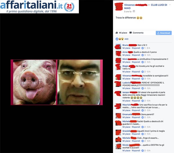 Emanuele Fiano alla gogna nel club di Luigi Di Maio: tutti i commenti – FOTO
