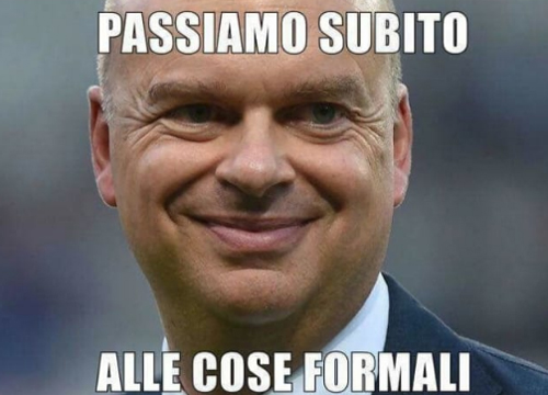 Marco Fassone idolo dei social. “Passiamo alle cose formali” cult dell’estate
