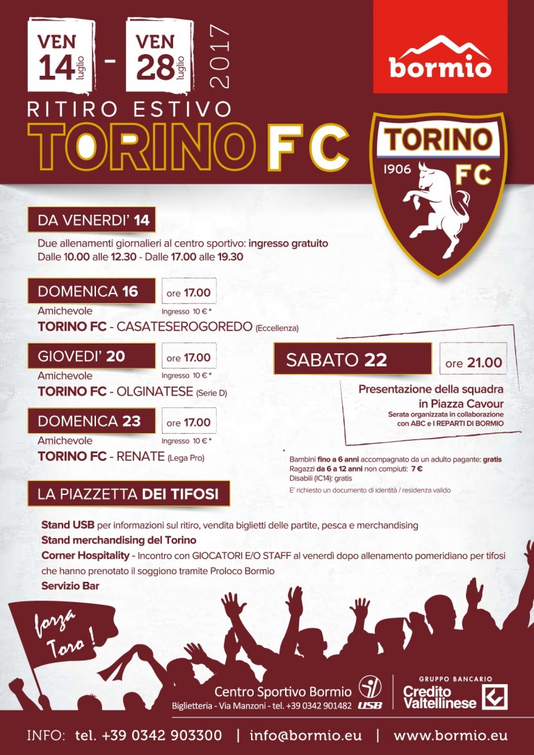 Cairo porta il Torino in ritiro a Bormio. Ecco dove vanno i suoi campioni Cairo porta il Torino in ritiro a Bormio. Ecco dove vanno i suoi campioni