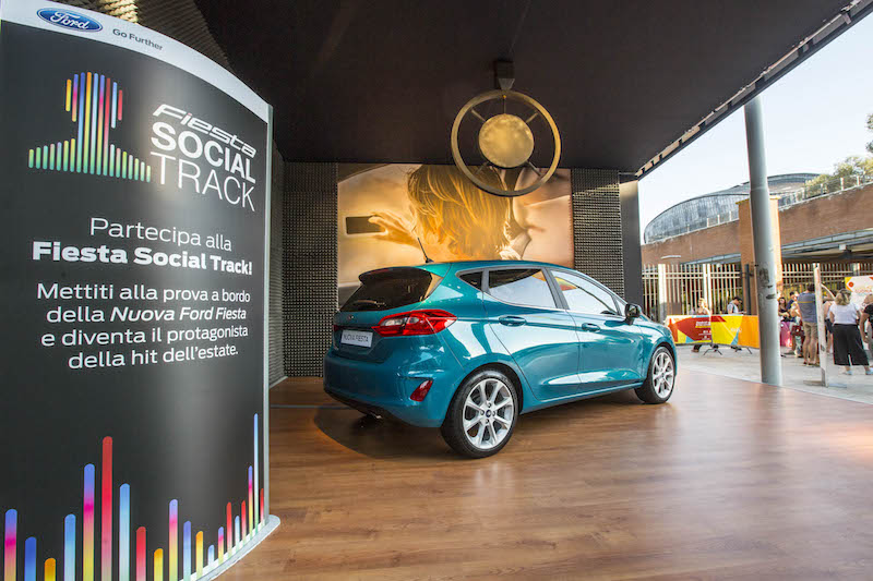 Nuova Fiesta  Social Track un estate al ritmo di musica