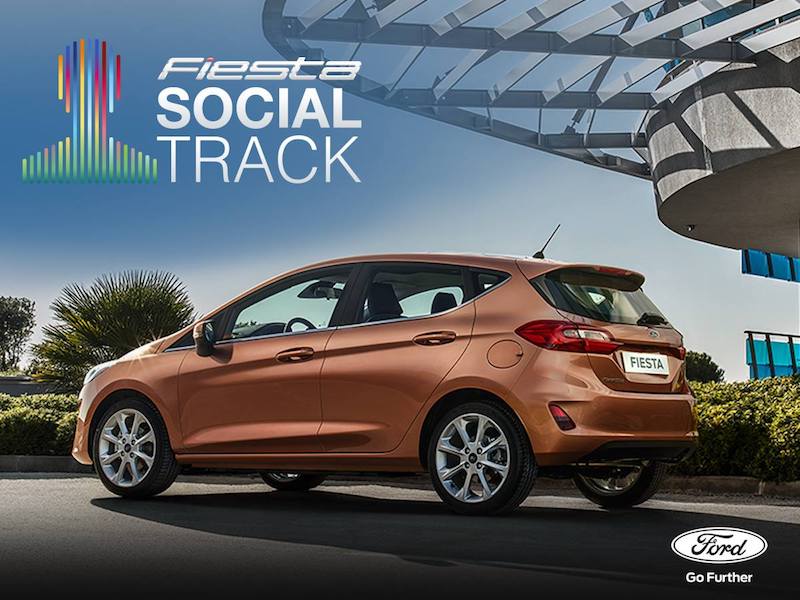Nuova Fiesta  Social Track un estate al ritmo di musica