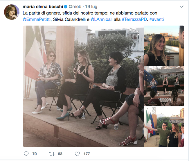 Giorgia Meloni contro Maria Elena Boschi: Scandalosa pubblicità a Renzi – FOTO Giorgia Meloni contro Maria Elena Boschi: Scandalosa pubblicità a Renzi – FOTO