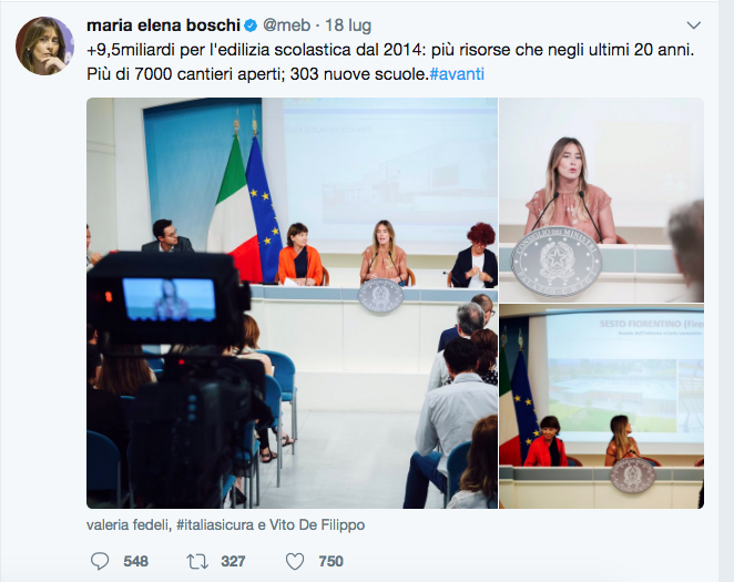 Giorgia Meloni contro Maria Elena Boschi: Scandalosa pubblicità a Renzi – FOTO Giorgia Meloni contro Maria Elena Boschi: Scandalosa pubblicità a Renzi – FOTO