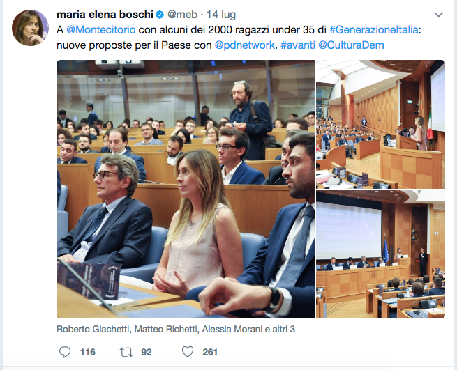Giorgia Meloni contro Maria Elena Boschi: Scandalosa pubblicità a Renzi – FOTO Giorgia Meloni contro Maria Elena Boschi: Scandalosa pubblicità a Renzi – FOTO