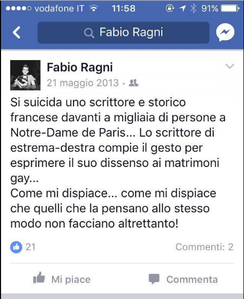Pd video “omofobo”: trappola e gogna pubblica per screditare l’autore – FOTO Pd video “omofobo”: trappola e gogna pubblica per screditare l’autore – FOTO