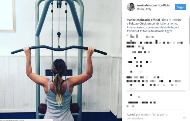La Boschi in ottima forma. Foto. Si allena per fare la premier?