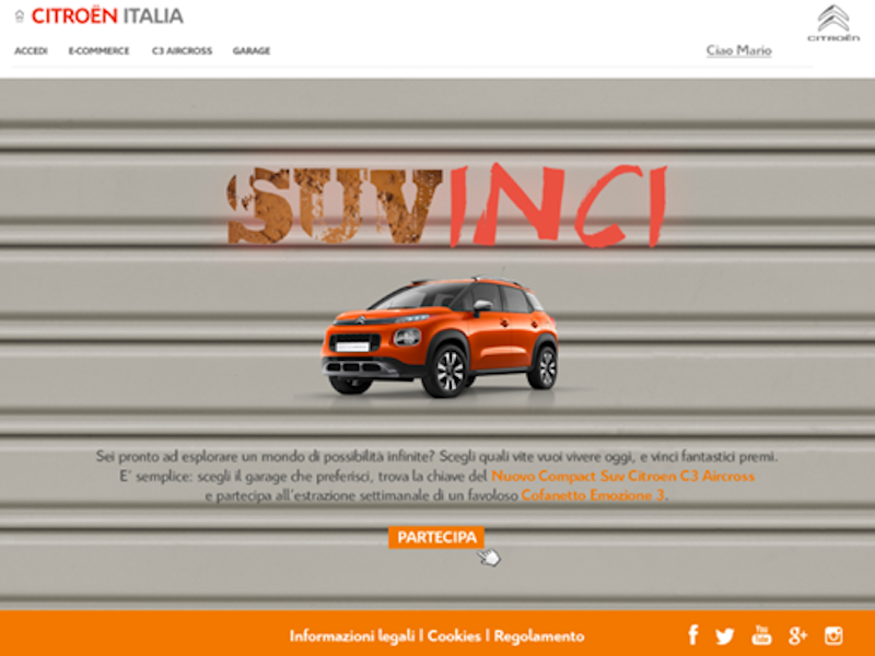 Citroen C3 Aircross già protagonista del contest SUVinci