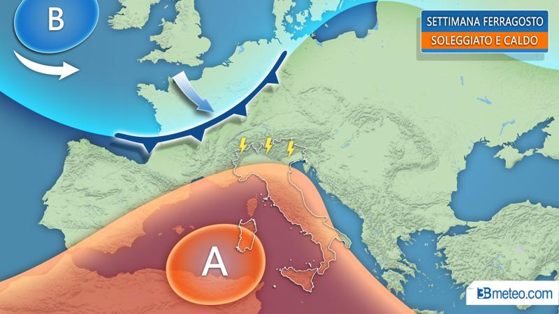 3BMETEO.COM: Ferragosto con sole-caldo, torna l’anticiclone afro-mediterraneo 3BMETEO.COM: Ferragosto con sole-caldo, torna l’anticiclone afro-mediterraneo