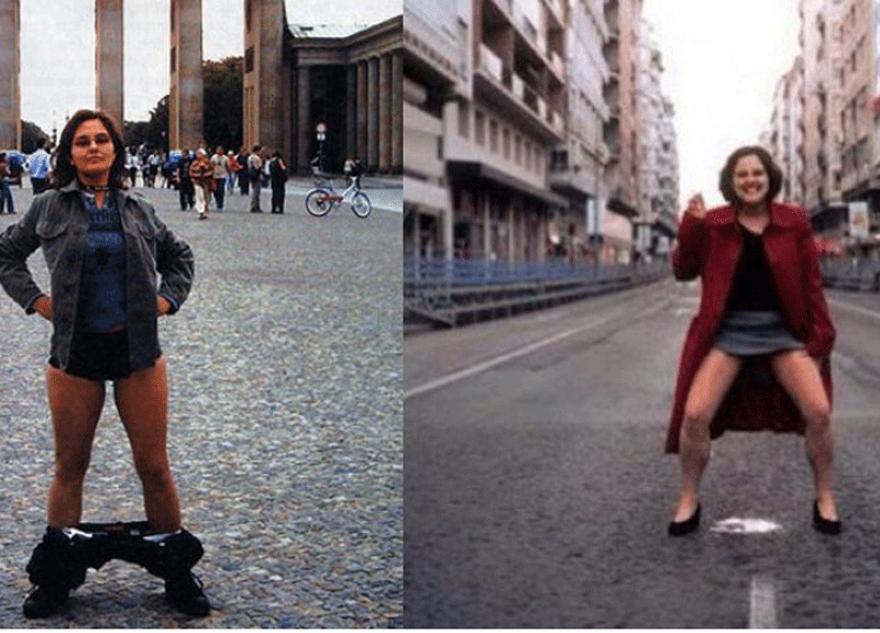 Banon, la portavoce della sindaca di Barcellona, urina per strada… FOTO