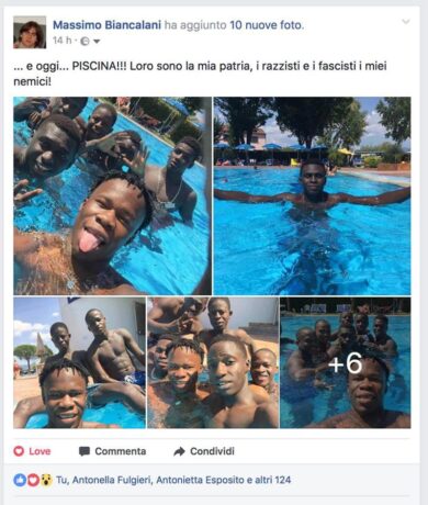 Profughi in piscina, peccato di omissione di Don Biancalani