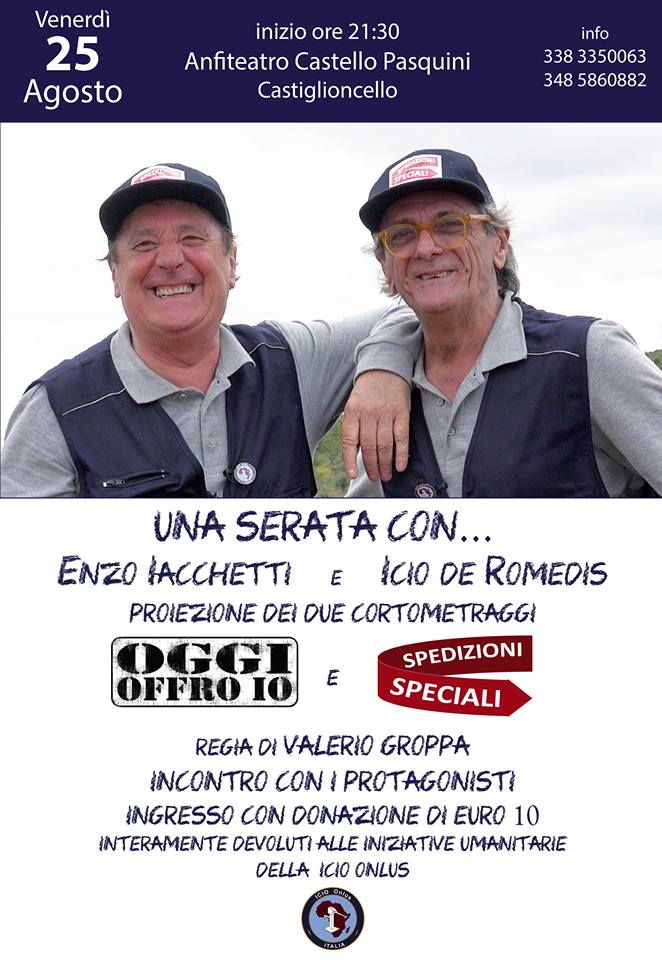 Il regista Icio de Romedis: “Insieme ad Enzo Iacchetti aiuto l’Africa” Il regista Icio de Romedis: “Insieme ad Enzo Iacchetti aiuto l’Africa”