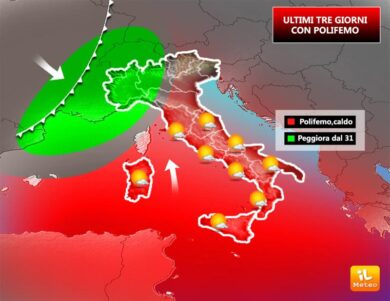 Previsioni meteo, settembre, repentino mutamento METEO: avvio delle piogge d’Autunno