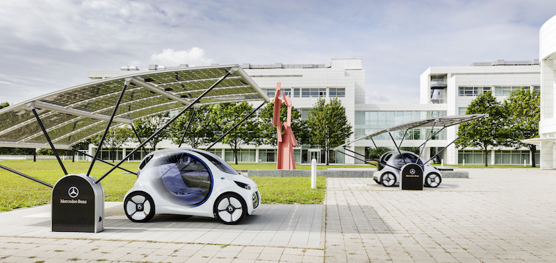 Smart vision EQ fortwo: ecologica, connessa, condivisa e guida autonoma